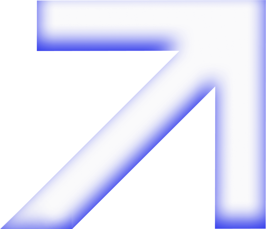 brand blue glyph right arrow