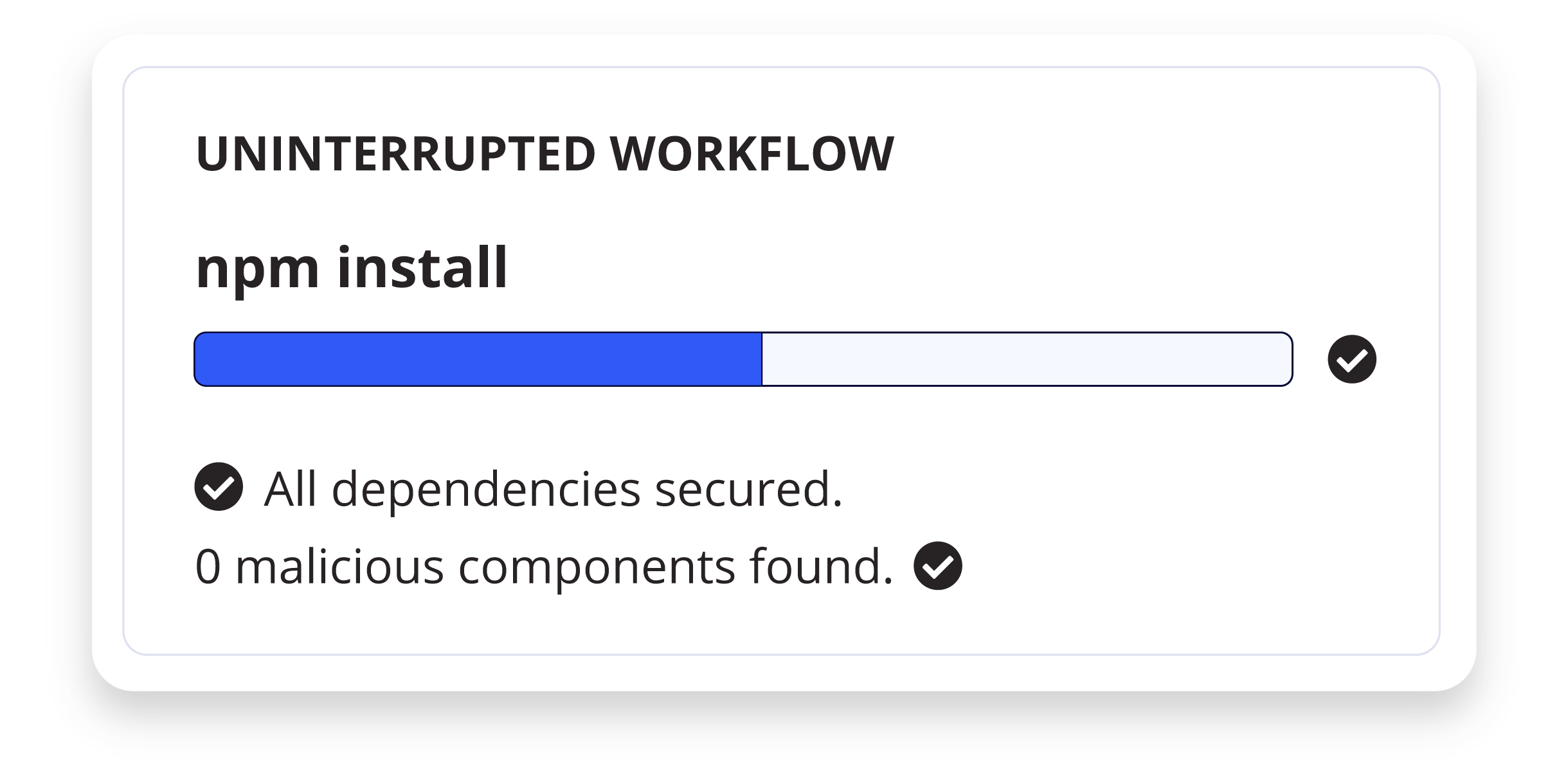 No uninterrupted workflows or slow scans.