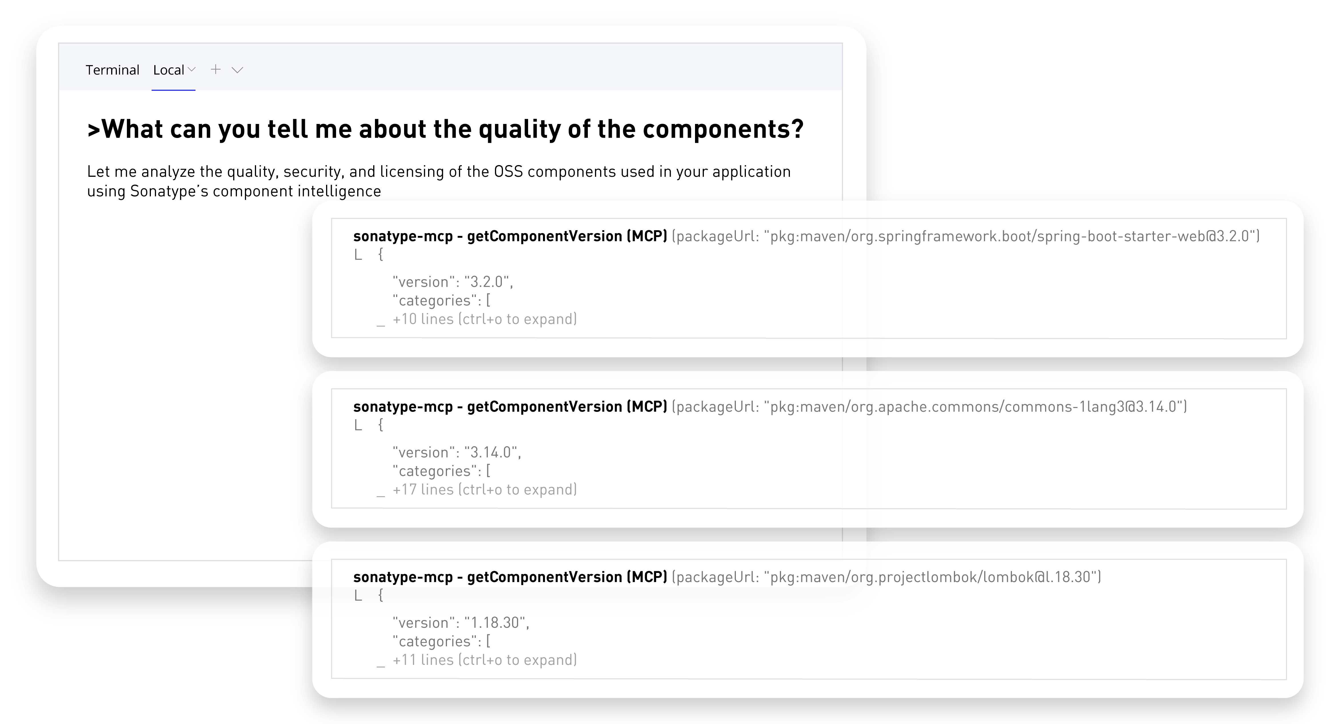 Expert guidance on component quality within your IDE.