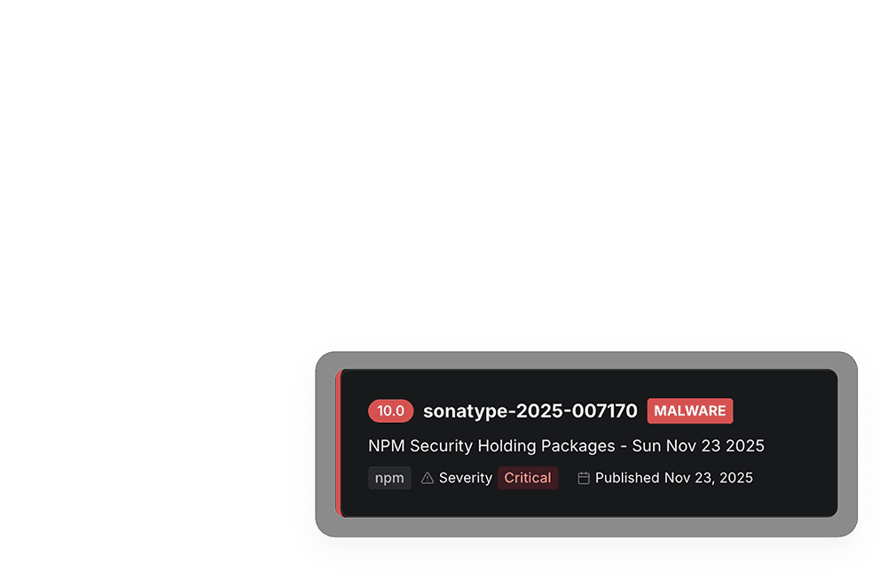 Sonatype | Secure Software Development with Open Source & AI