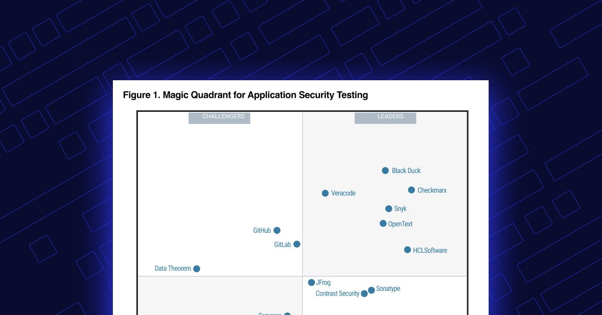 featured image for 2025 Gartner® Magic Quadrant™ for Application Security Testing