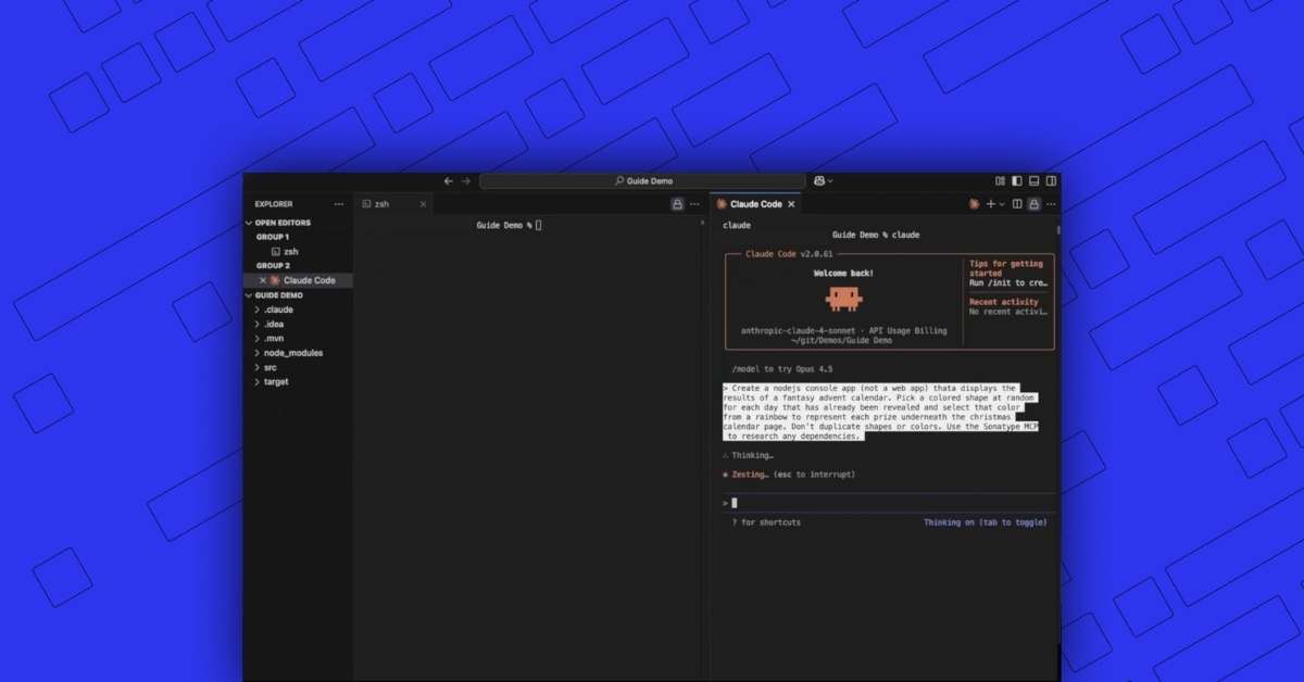 featured image for Secure Claude Development with The Sonatype Guide MCP Server