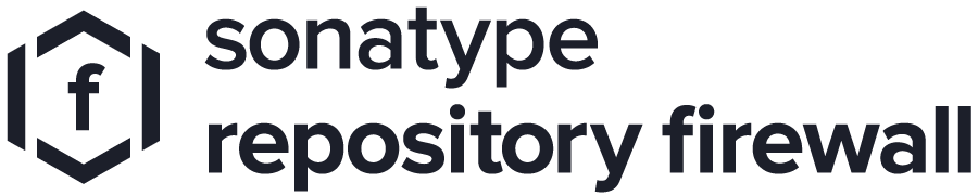 Sonatype Repository firewall logo black.