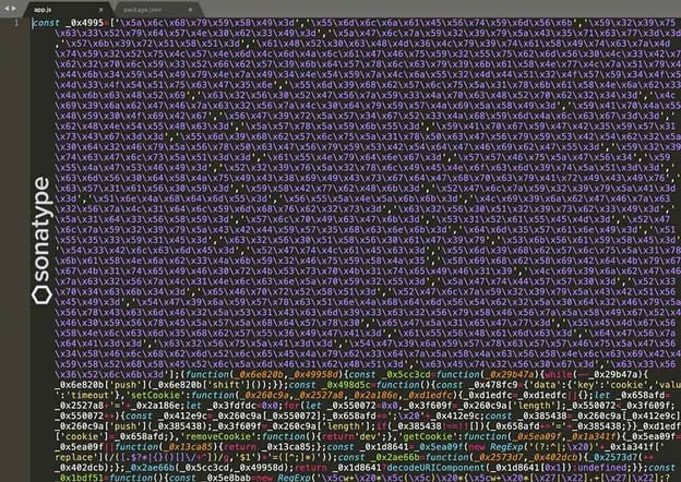 Contents of the obfuscated code