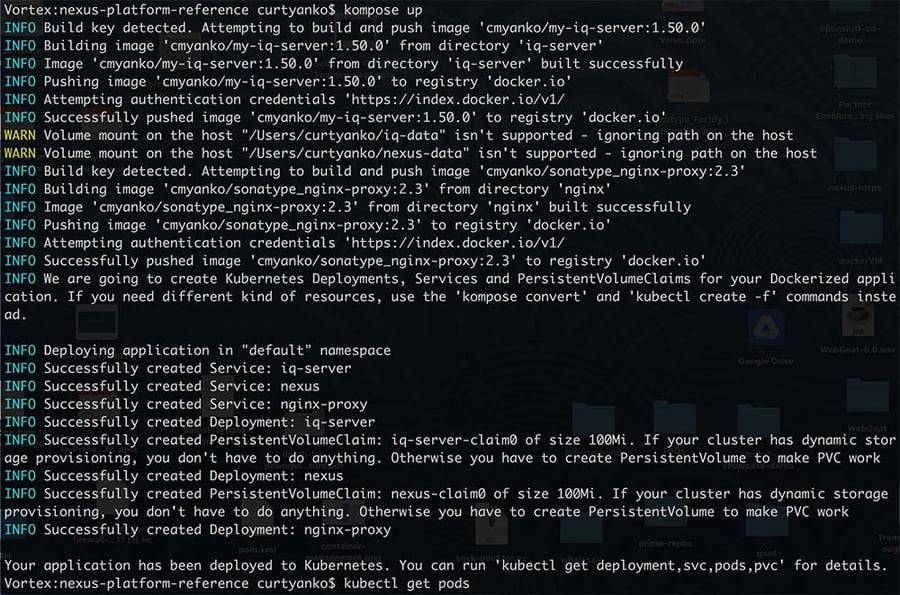 Kompose code screenshot