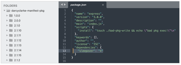 DarcyClarke Manifest Pkg folder directory.