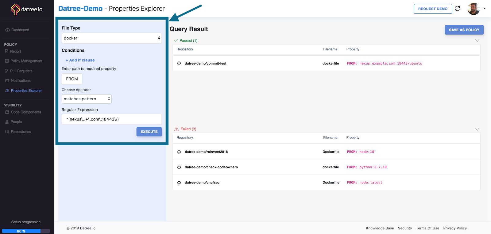 Datree Properties Explorer