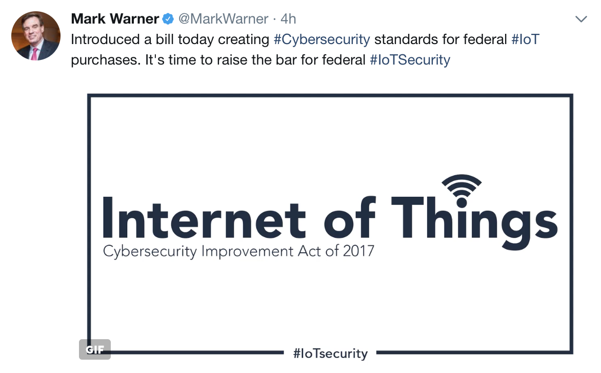 featured image for Internet of Things Cybersecurity Improvement Act of 2017