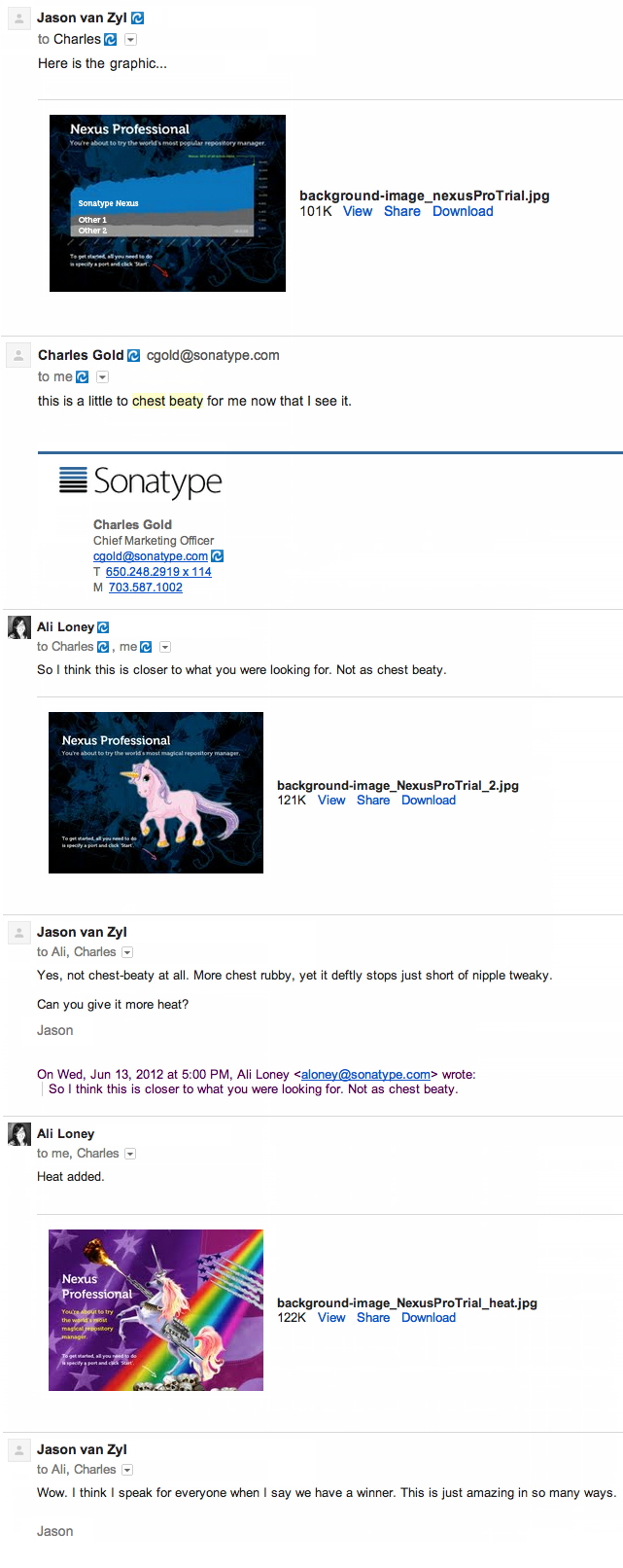 featured image for Sonatype Nexus Repository 2.1: Fueled by gun-toting unicorns with jet packs