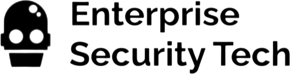 Enterprise Security Tech logo with Robot head