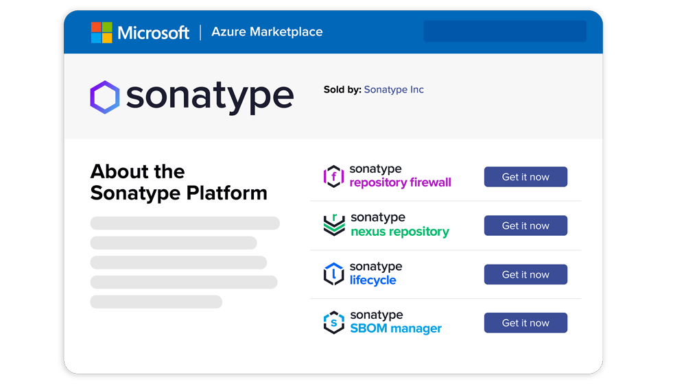 Sonatype + Microsoft Azure Partnership