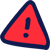 Red alert icon Red alert icon