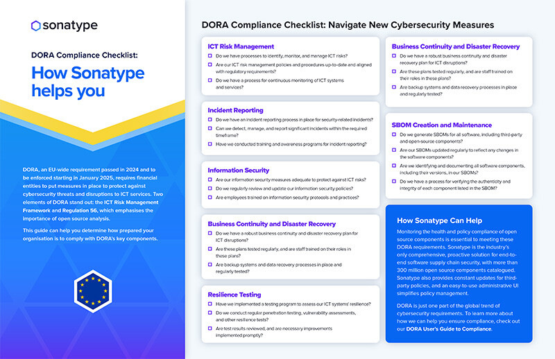 Dora Checklist.pdf Cyber Resilience Act: The future of software in the European Union