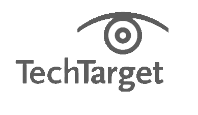 white logo of TechTarget