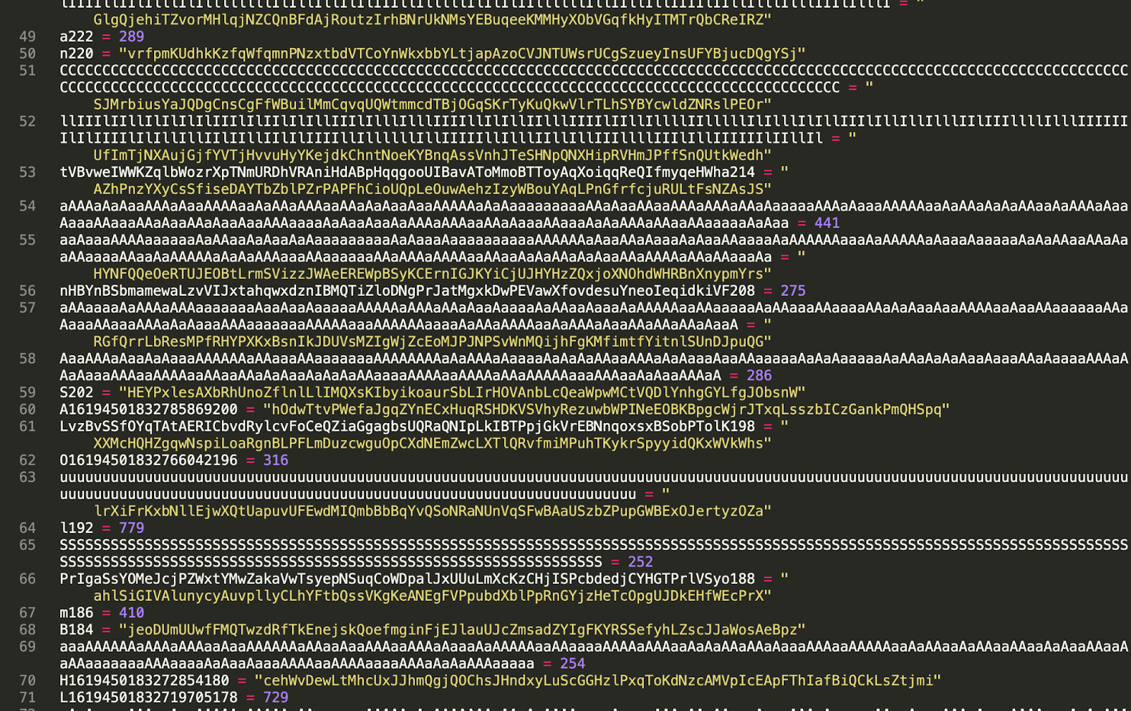 “maratlib” contains heavily obfuscated code