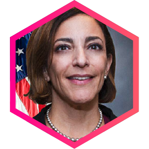 Q4_Fed_Webinar_AFCEA_Headshot_Hexagon_Katie_Arrington@2x