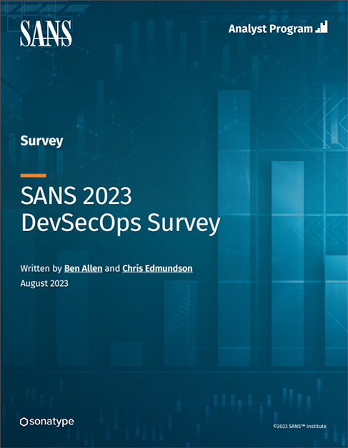 SANS 2023 DevSecOps Survey Report