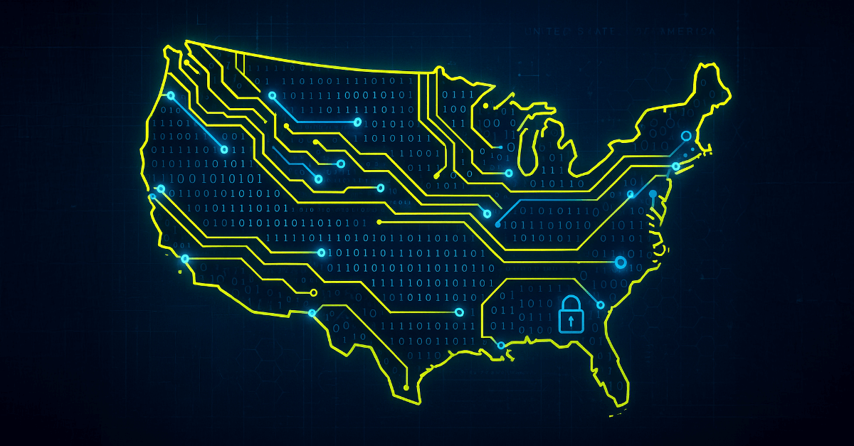 Image of the United States as a tech network